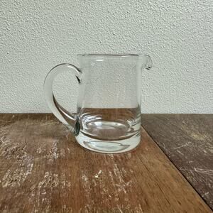 Vintage Antique? 1‎ oz 2 oz bartender measuring pitcher polished pontil